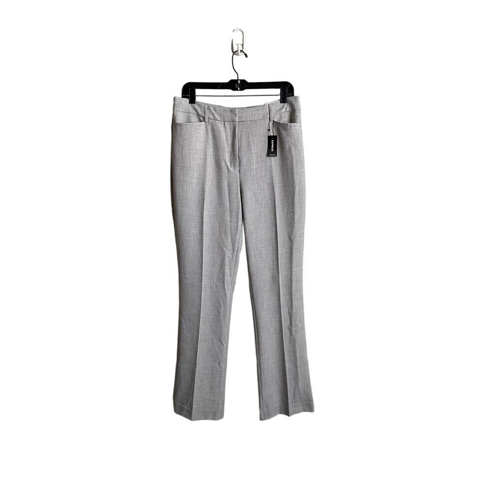 Women's Express Gray Columnish Barely Boot High Rise Dress Pants- Size 12R